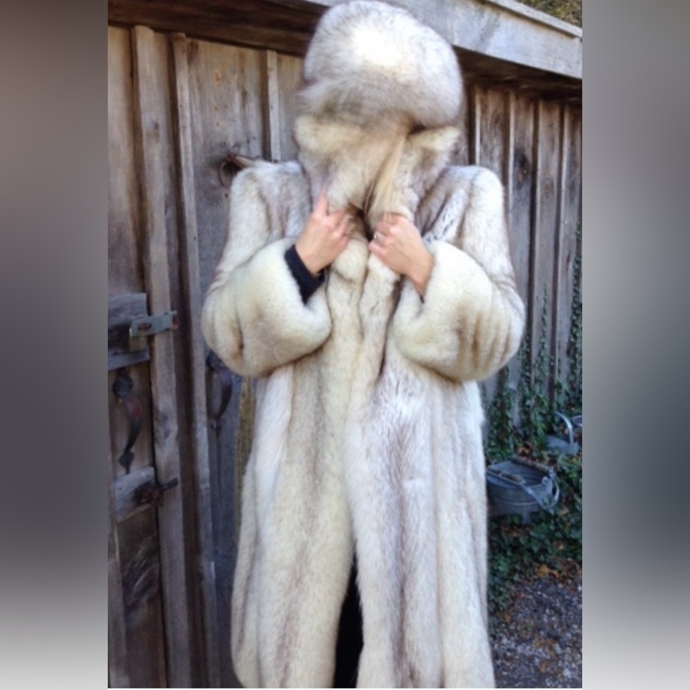 Elegant Cream Long Teddy Coat